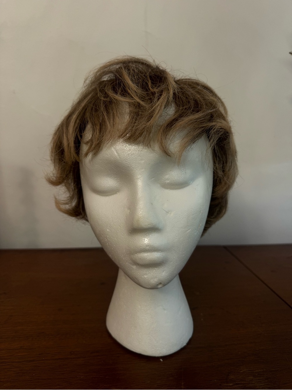 Aspen Synthetic Modacrylic Wavy Hair Women's Wig Medium Blonde
